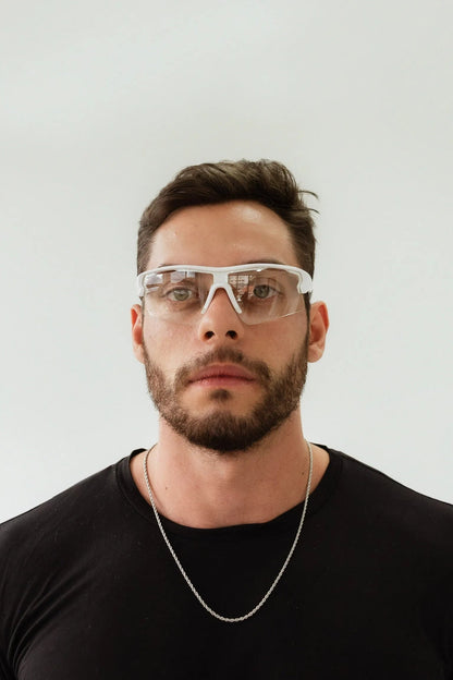 Unisex Transparente Sport-Sonnenbrille