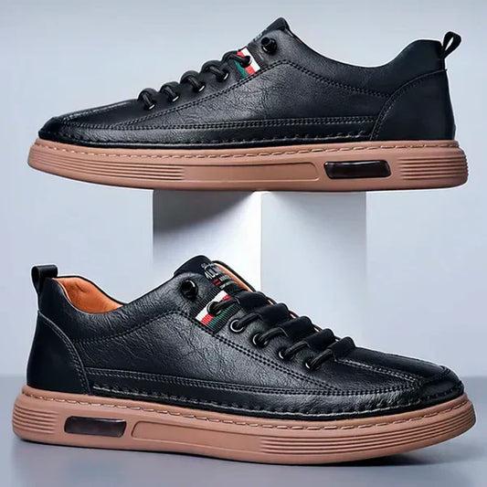 Italienischer lässiger Sneaker aus Leder