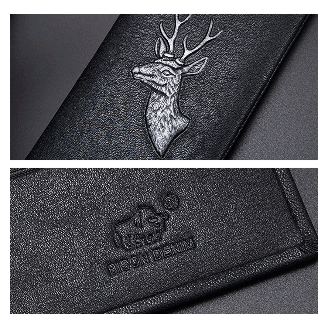 Herrenbörse aus echtem Leder – Hunter-Stil