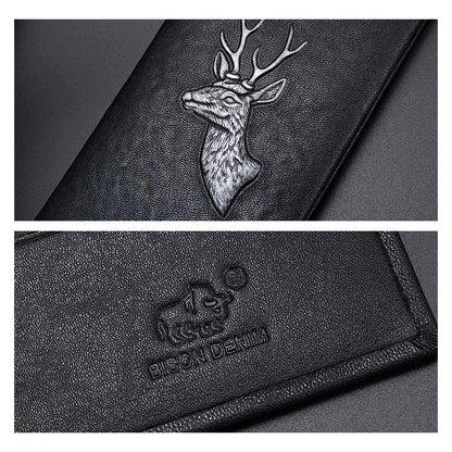 Herrenbörse aus echtem Leder – Hunter-Stil