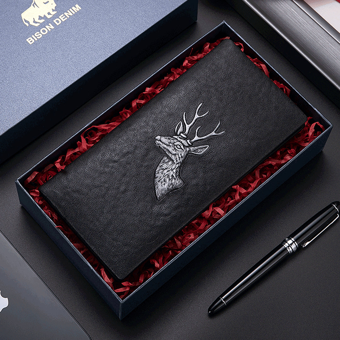 Herrenbörse aus echtem Leder – Hunter-Stil