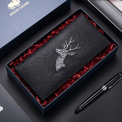 Herrenbörse aus echtem Leder – Hunter-Stil