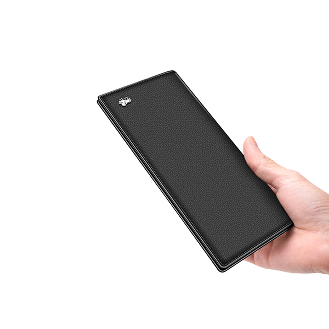 Herren Geldbörse aus echtem Leder – Premium Lange Version