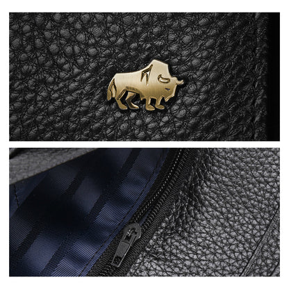 Herren Geldbörse aus echtem Leder – Premium Lange Version