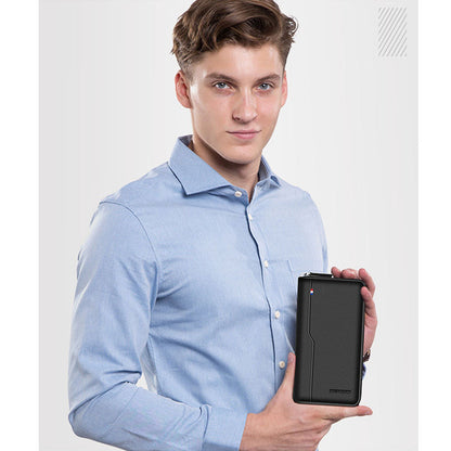 Herren Geldbörse aus echtem Leder – Minimalistischer Stil