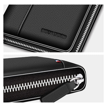 Herren Geldbörse aus echtem Leder – Minimalistischer Stil