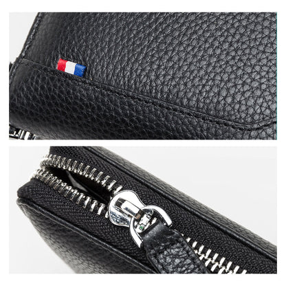 Herren Geldbörse aus echtem Leder – Minimalistischer Stil