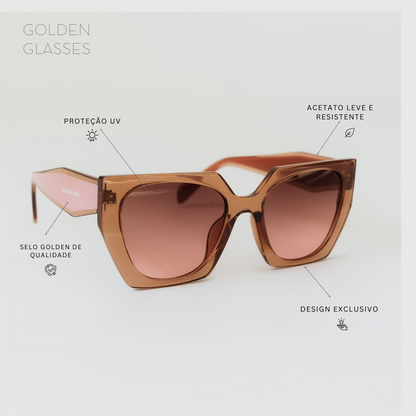 Damen Diamond Rosé Sonnenbrille
