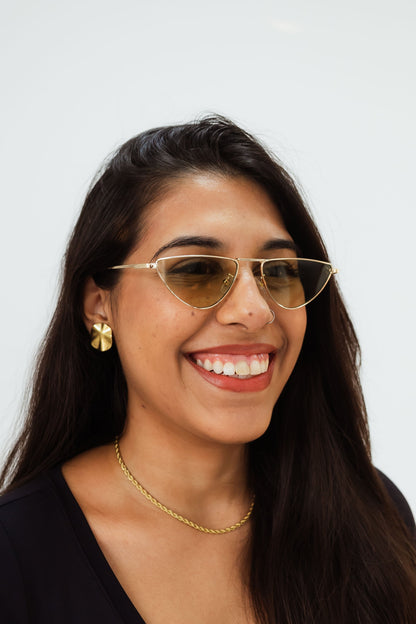 Damen Sonnenbrille in Hellgrün