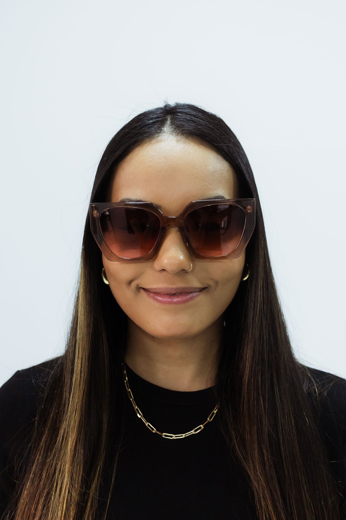 Damen Diamond Rosé Sonnenbrille