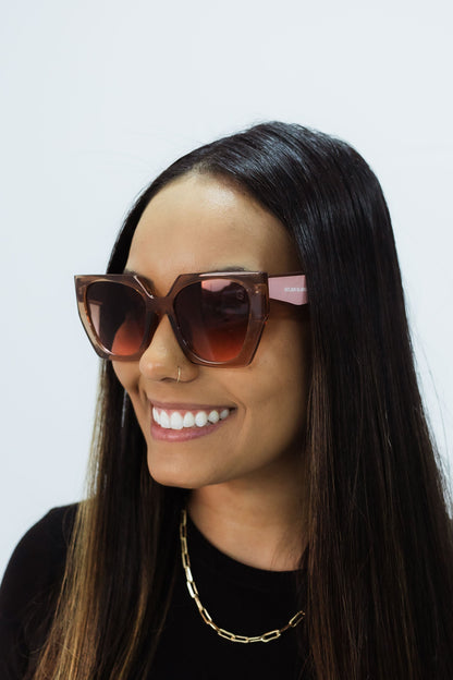 Damen Diamond Rosé Sonnenbrille