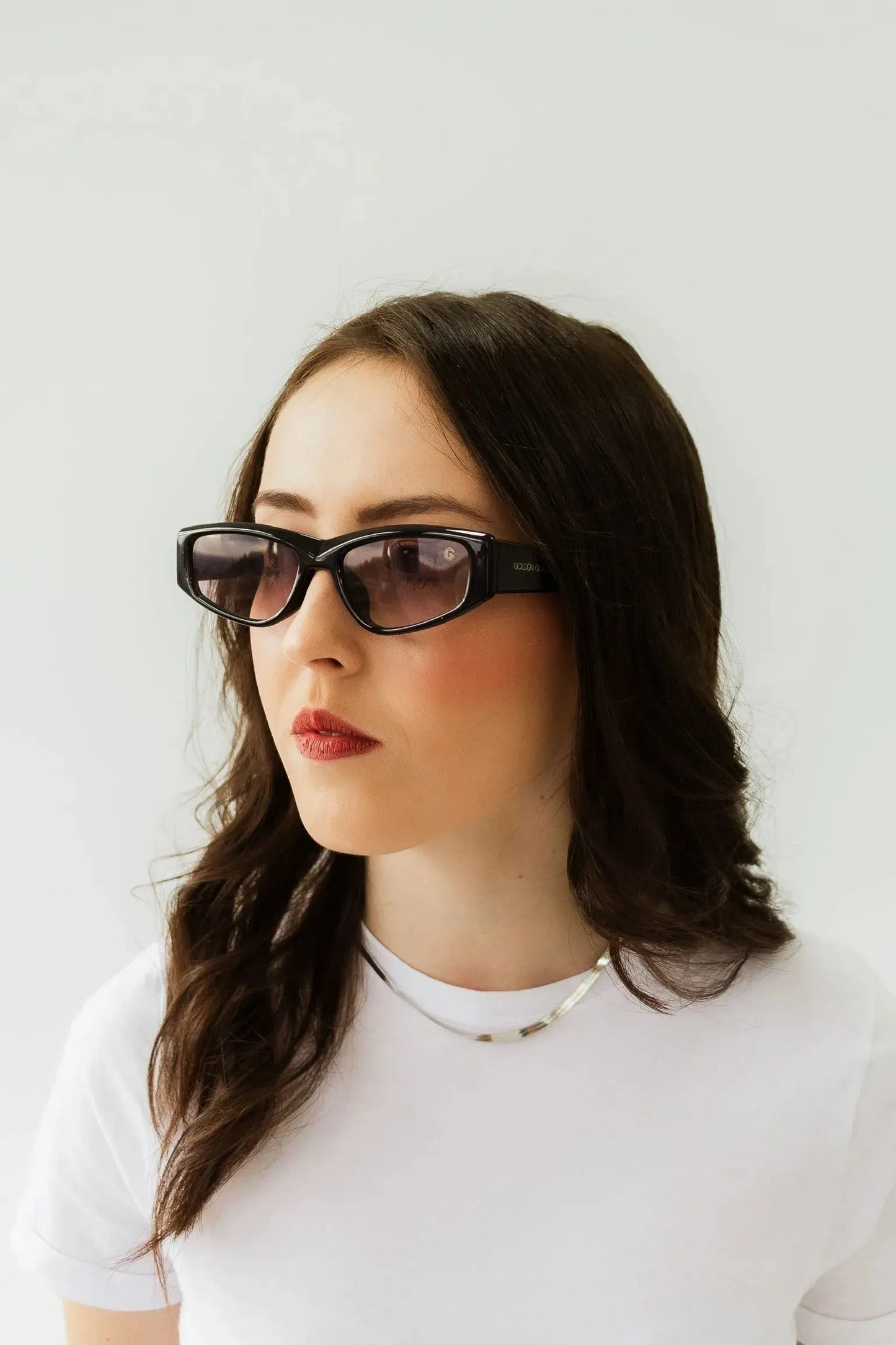 Damen-Sonnenbrille Elegance Schwarz Kosmetik