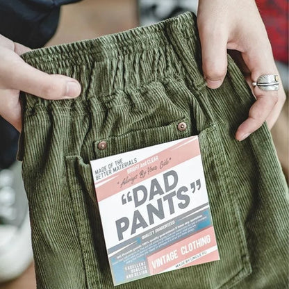 Herren Grüne Cordhosen