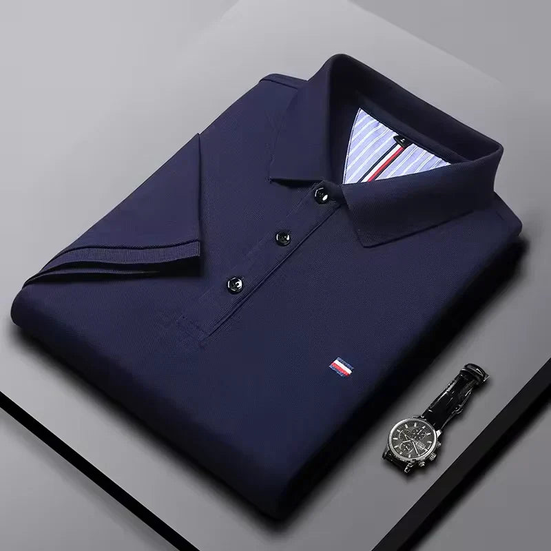 Set aus 3 Poloshirts im französischen Stil + Gratis Uhr