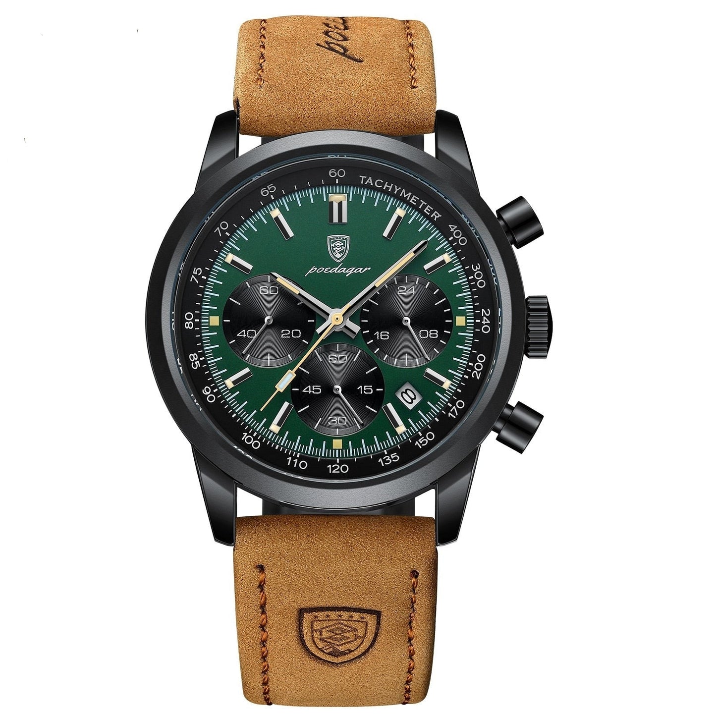 Herren Casual Lederuhr Homeni