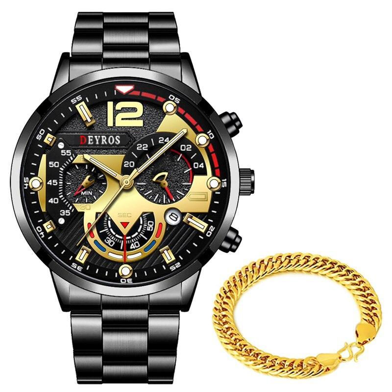 Herren Luxus Uhr + Geschenk