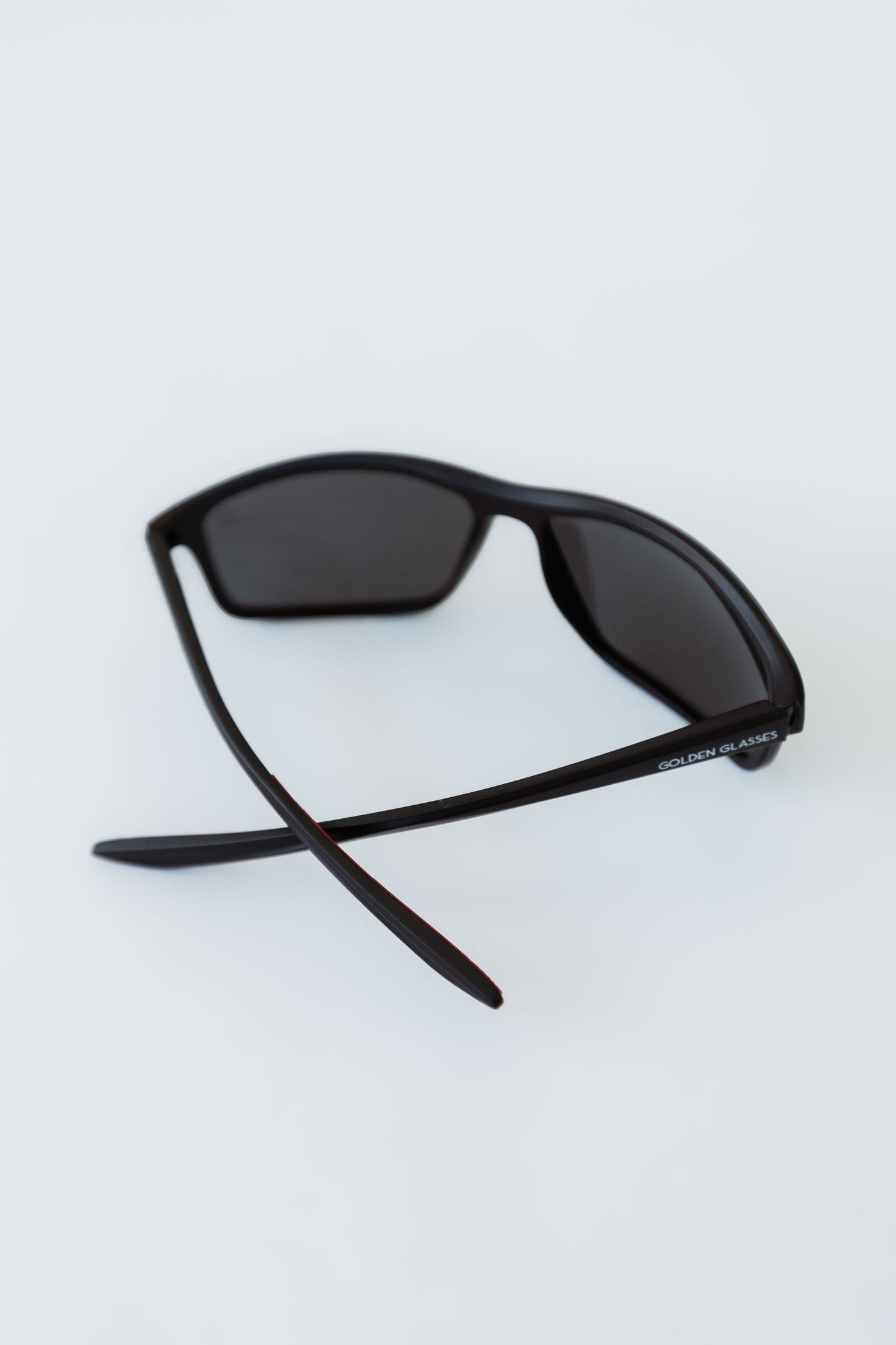 Herren Schwarze Polarisierte Sportsonnenbrille