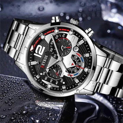 Herren Luxus Uhr + Geschenk