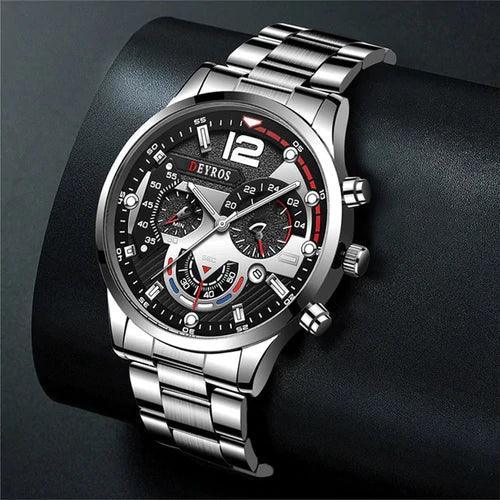 Herren Luxus Uhr + Geschenk