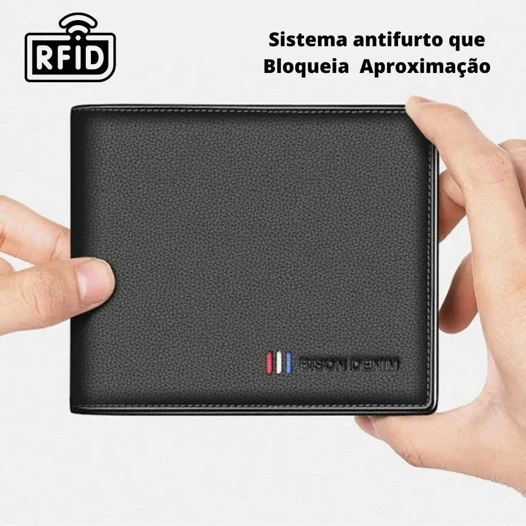 Herren Slim Leder Geldbörse