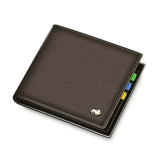 Herren Slim Leder Geldbörse Pelegrin