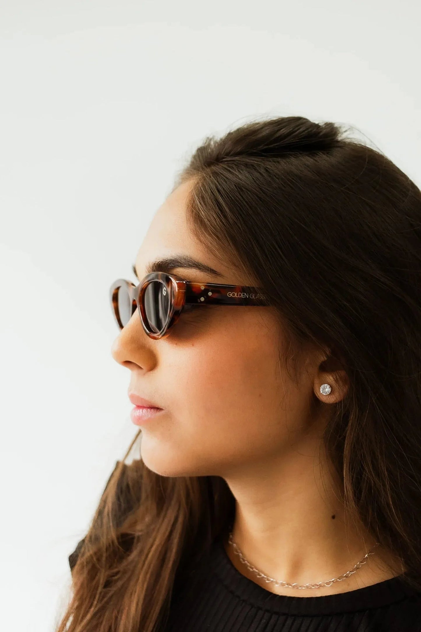 Damen Sonnenbrille mit Katzenmuster