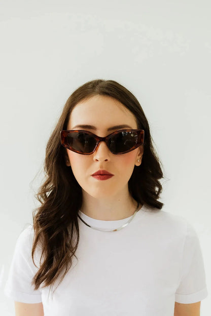 Damen Sonnenbrille Ikonischer Tierdruck