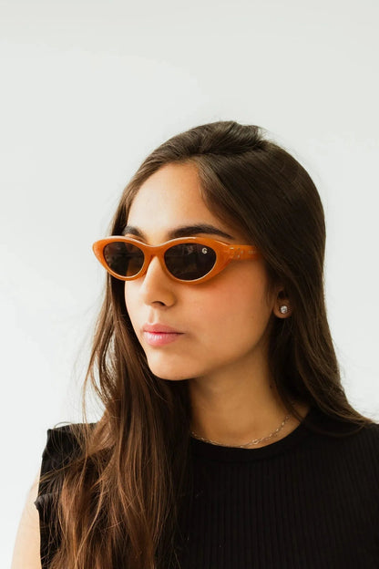Damen Feline Karamell Sonnenbrille