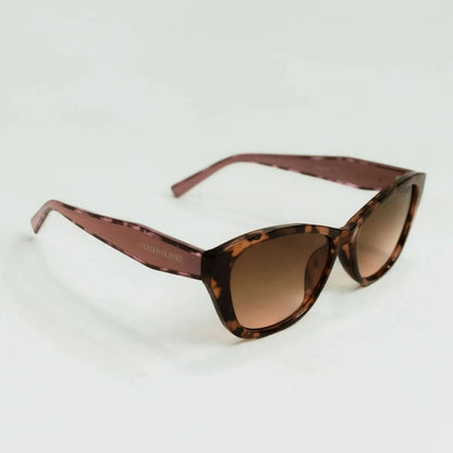 Damen Sonnenbrille Aurora Animal Rosé