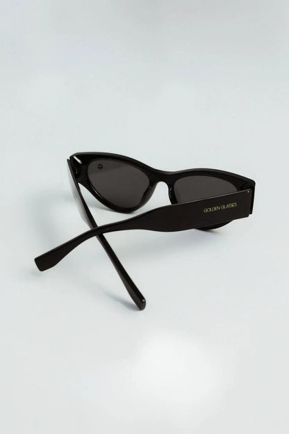 Damen Schwarze Charm Sonnenbrille
