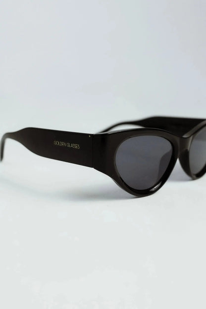 Damen Schwarze Charm Sonnenbrille