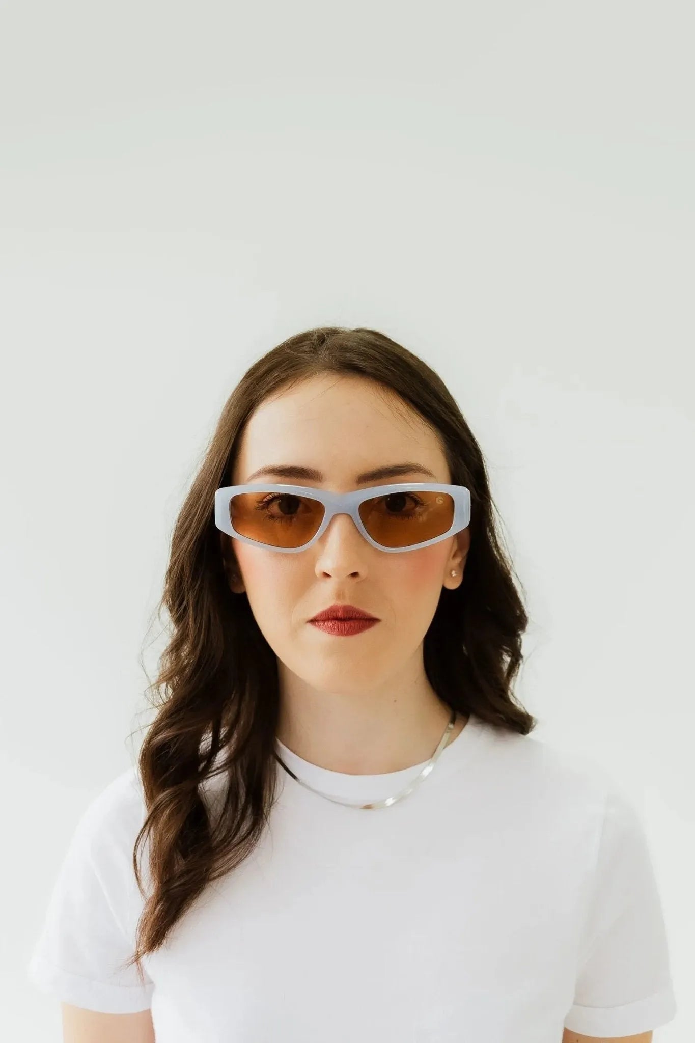 Damen Sonnenbrille Elegance Blau