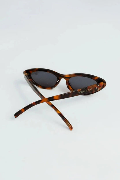 Damen Sonnenbrille mit Katzenmuster