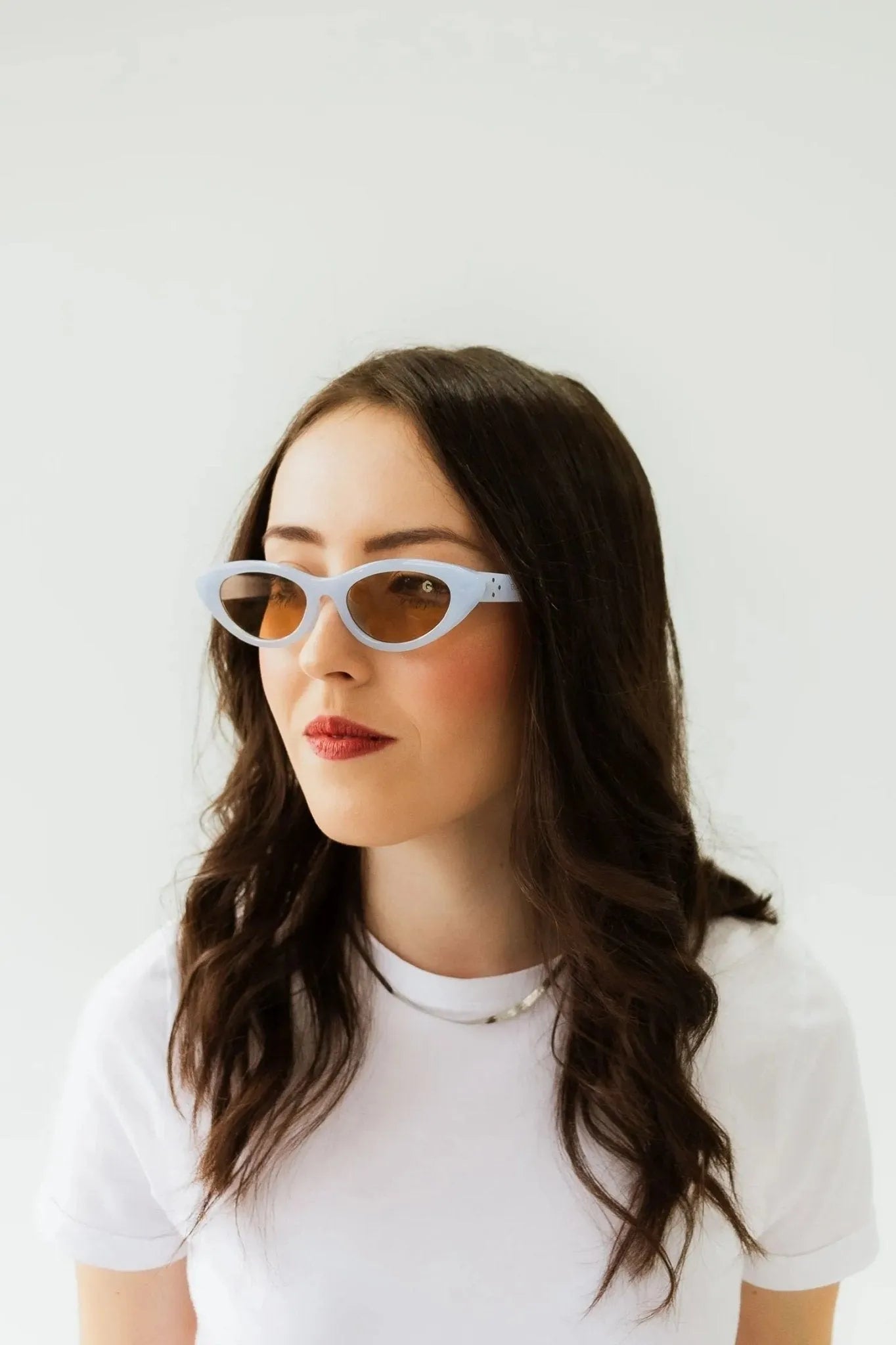 Damen Blaue Katzenaugen Sonnenbrille