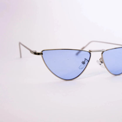 Damen Hype Blaue Sonnenbrille
